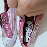 کتونی اسکچرز صورتی سایز ۳۴ ۳۵ ۳۶|کفش و لباس بچه|ری, منصوریه منگل|دیوار