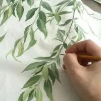 نقاشی رو لباس توسط کارشناش ارشد هنر