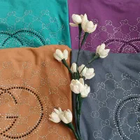 تیشرتهای خوشگل وسکوز فری سایز نگین کاری شده