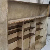 کتابخانه چوب راش سالم و محکم طرح پتینه