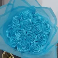 دسته گل روبانی