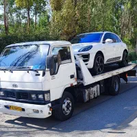 حمل خودرو با کفی خودروبر و یدک‌کش در لواسان