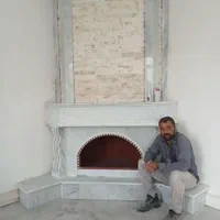 شومینه باربیکیو سنگی|خدمات پیشه و مهارت|شیراز, شهرک قمشه|دیوار