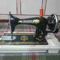 چرخ خیاطی دستی همراه باقاب رنگ مشکی