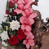 گل باگلدان طاووسی