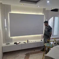 تعمیرات نصب خرده کاری ام دی اف کابینت Tv وال اقساط|خدمات پیشه و مهارت|مشهد, هنرستان|دیوار