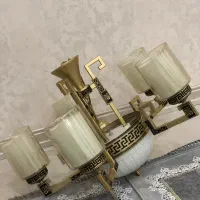 لوستر 5شاخه برنجی