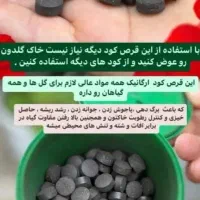 قرص کود ارگانیک|گل و گیاه طبیعی|خمام, |دیوار