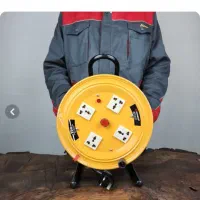 سیم سیار قرقره ای ۲۵ متری اینتیمکس