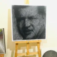 تابلوی میخ و نخ با طرح سفارشی، با قاب|تابلو، نقاشی، عکس|سمنان, |دیوار