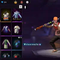 اکانت فری فایر لول ۴۵