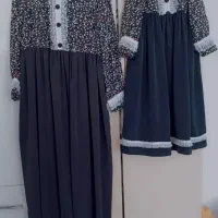 مانتو پیراهن و تعدادی لباس در حد نو