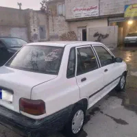 پراید سفید ۸۵دوگانه دور ابرنگ جهت زیبایی