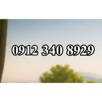 سیمکارت ۰۹۱۲۳۴۰۸۹۲۹