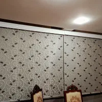 پرده دو مکانیزم|پرده، رانر، رومیزی|تهران, شهرک نفت|دیوار