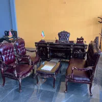 نیم ست کلاسیک امپراطور ، میز مدیریت،ست اداری،مبل