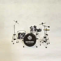 ماکت درامز جاز درام موسیقی نوازنده