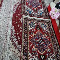 زرنیم دستبافت هریس جفت|فرش|تبریز, |دیوار