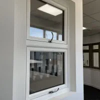 درب ضدسرقت پنجره دوجداره upvc،لمینت مشکی کدT057|مصالح و تجهیزات ساختمان|سرخرود, |دیوار