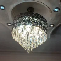 لوستر همراه دیوار کوب در حد نو