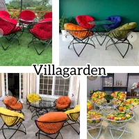 میزوصندلی باغی/ویلایی حیاطی بالکنی