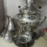 سماور گازی قلمکاری هخامنشی گلستان ۷ لیتر