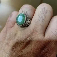 انگشتر نقره زمرد پنج شیر  به شرط