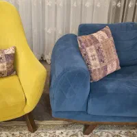 مبل راحتی تمام پارچه ۷ نفره