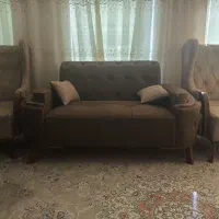 یک دست مبل هشت نفره استفاده نشده