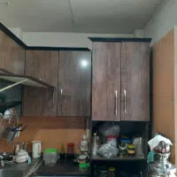 یک دست کابینت به همراه هود واجاق گاز