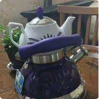 کتری قوری کف چدن  مارک mRs