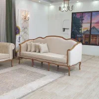 مبل فرانسوی کینگ سایز|مبلمان خانگی و میز عسلی|شیراز, زرهی|دیوار
