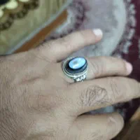 انگشتر نقره  باباقوری دوپوس(چشم زخم)