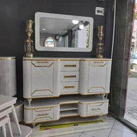 آینه کنسول ومیزتلوزیون رنگبندی کامل|بوفه، ویترین، کنسول|تهران, شهرک ولیعصر جنوبی|دیوار