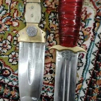 چاقو قدیمی دسته استخوان