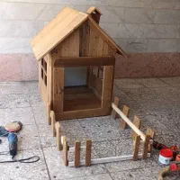کلبه چوبی حیوان خانگی