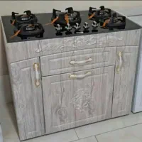 اجاق گاز ام دی اف /استیل/پنج شعله/ فندک سرخود