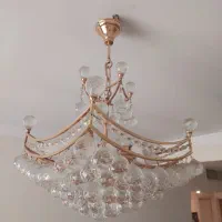 لوستر کریستال رنگ ثابت