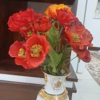 ۱۳شاخه گل شقایق|گل مصنوعی|بروجرد, |دیوار