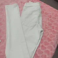 شلوار کتان سفید