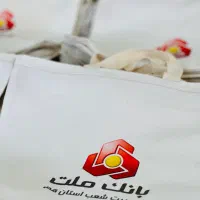 صنایع دستی بگ دستساز ساک پارچه ای بانک ملت زیپدار|صنایع دستی و سایر لوازم تزئینی|مشهد, سناباد|دیوار