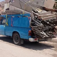 ضایعات آهن آلومینیوم با باسکول دیجیتال محل خریدارم