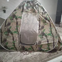 کیسه خواب کوهنوردی وچادر مسافرتی ۱۲نفره دست دوم