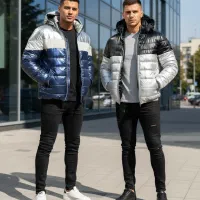 کاپشن سیلیکونی کلاه زیپی بادگیر سویشرت اسپرت