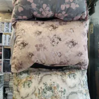 روبالشتی مخمل نخی ساتن