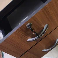 میز اداری، ام دی اف،دارای دو کشو قفل دار|دفتر کار|ارومیه, |دیوار