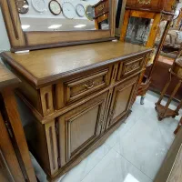 آینهکنسول(۲درب) چوبی طرح جدید|بوفه، ویترین، کنسول|ارومیه, |دیوار