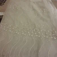 پرده حریر و دستک های مخمل