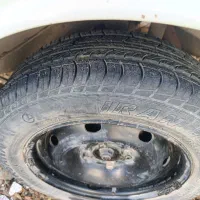 یک جفت چراغ هدلایت و چهار حلقه لاستیک 14|قطعات یدکی و لوازم جانبی|جوانرود, |دیوار