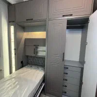 کمد دیواری و تخت کمجا|جاکفشی، کمد، دراور|چهاردانگه (تهران), |دیوار